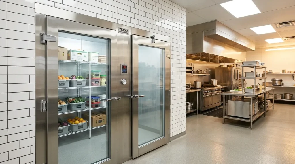 Commercial refrigeration services in Dallas TX for walk-in cooler installation